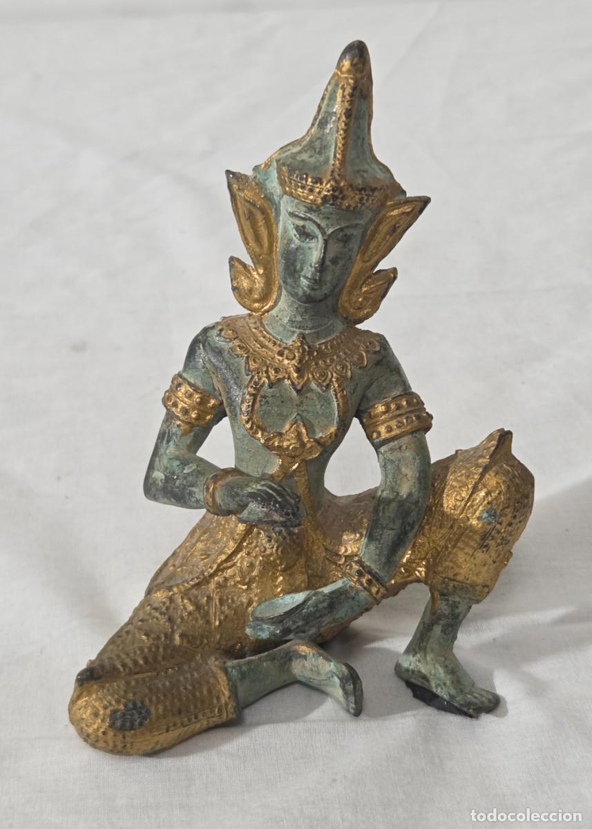 Arte: Figura Buda Tailandes en bronce - Foto 2
