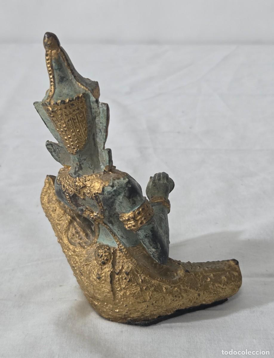 Arte: Figura Buda Tailandes en bronce - Foto 7