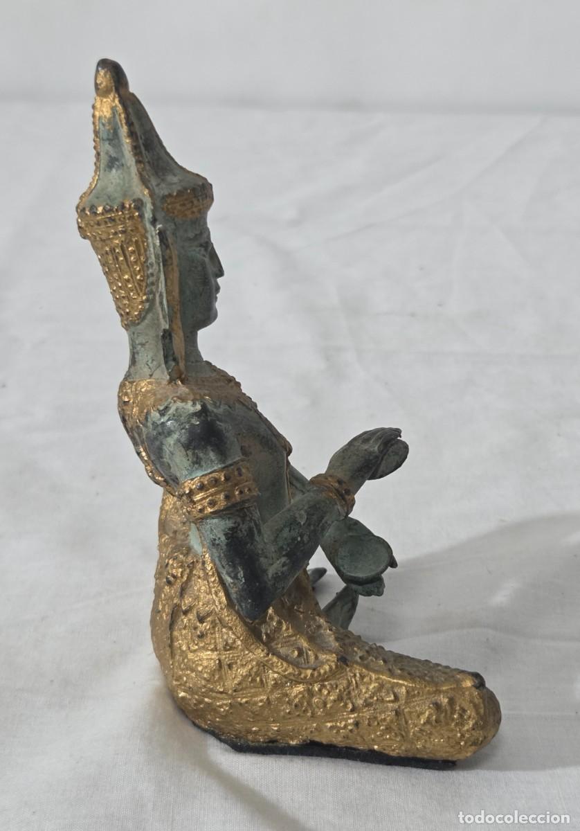 Arte: Figura Buda Tailandes en bronce - Foto 8