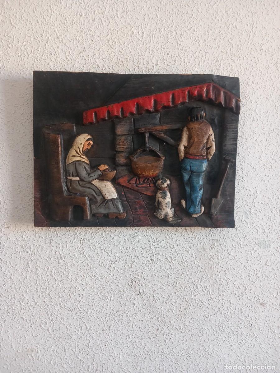 Arte: BONITO CUADRO DE MADERA - Foto 1