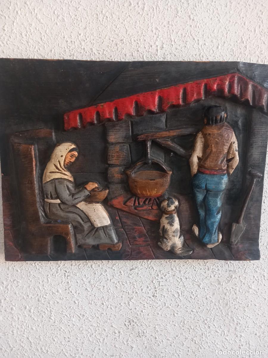 Arte: BONITO CUADRO DE MADERA - Foto 2