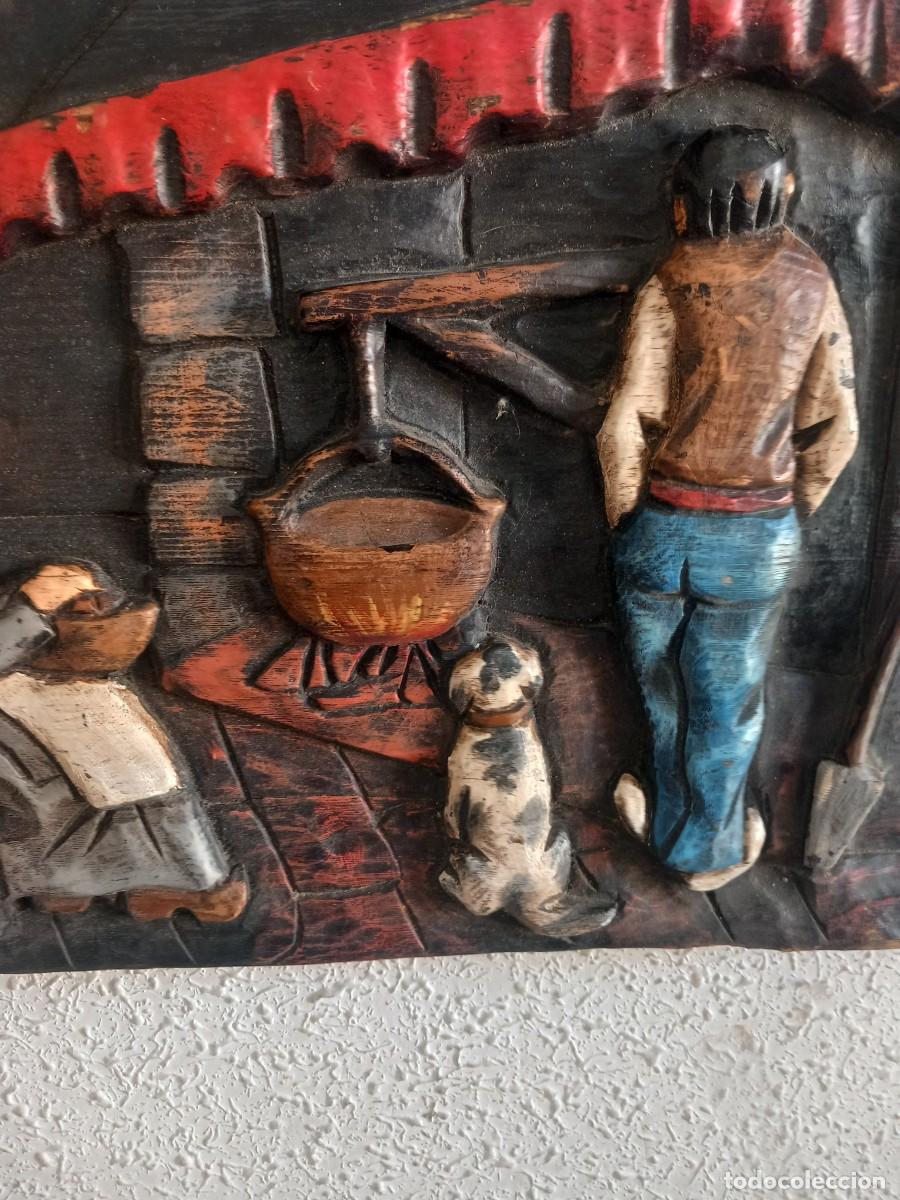 Arte: BONITO CUADRO DE MADERA - Foto 4