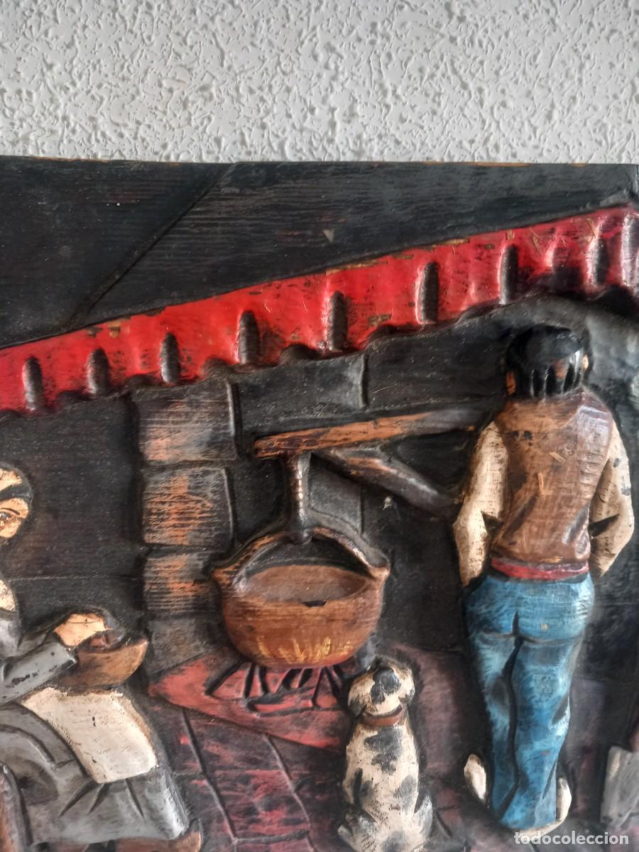 Arte: BONITO CUADRO DE MADERA - Foto 5