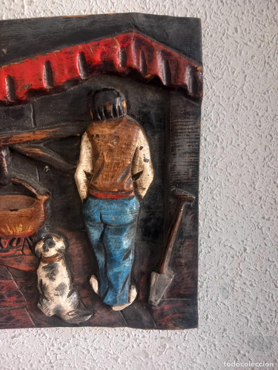 Arte: BONITO CUADRO DE MADERA - Foto 6