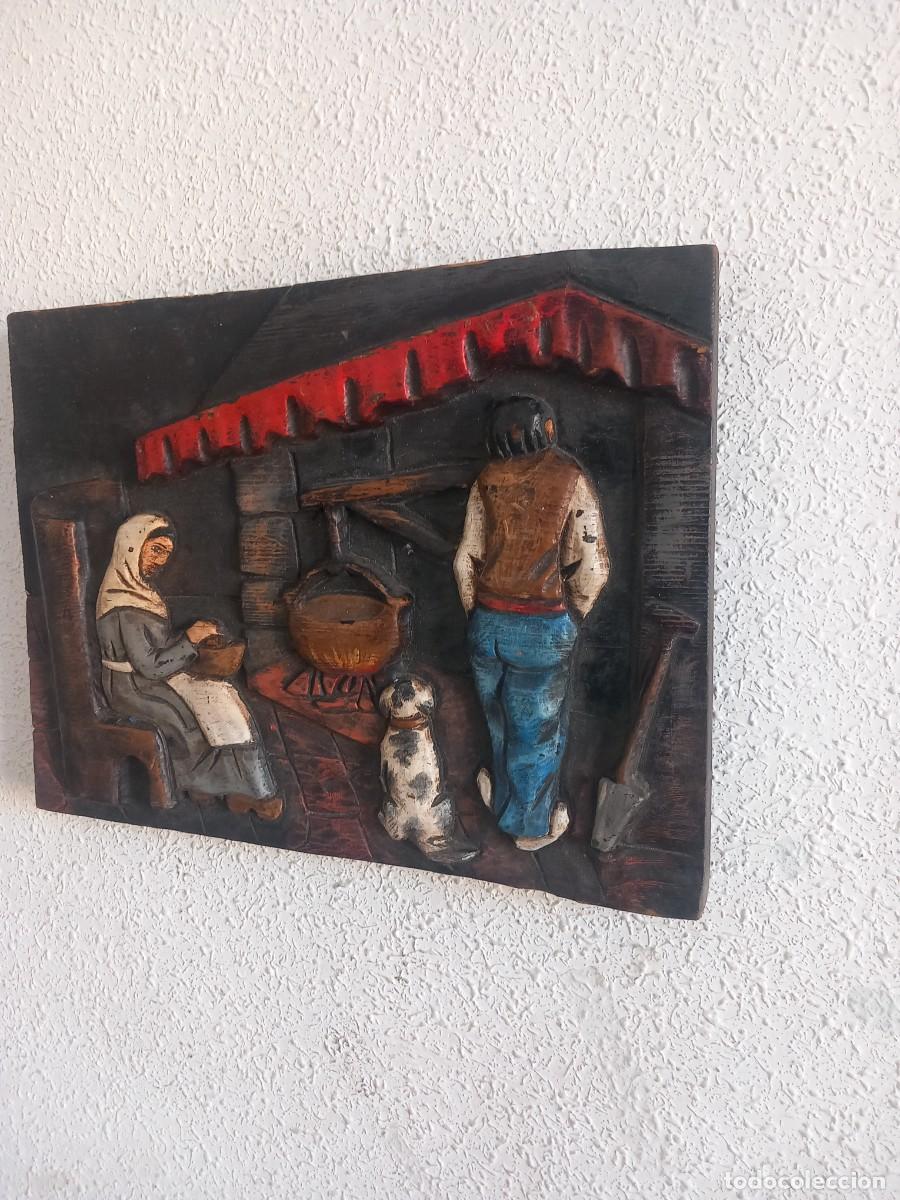 Arte: BONITO CUADRO DE MADERA - Foto 8