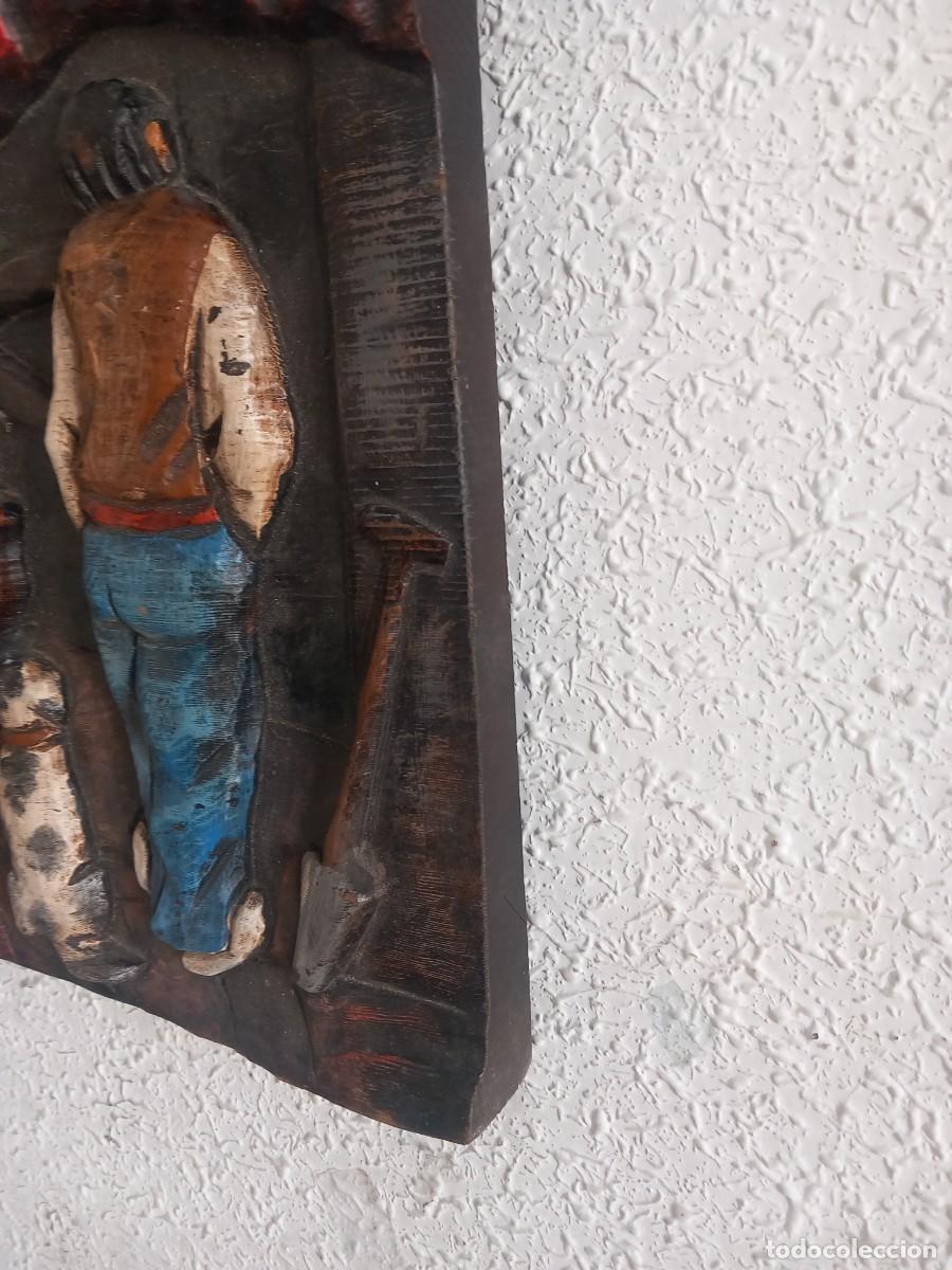 Arte: BONITO CUADRO DE MADERA - Foto 9