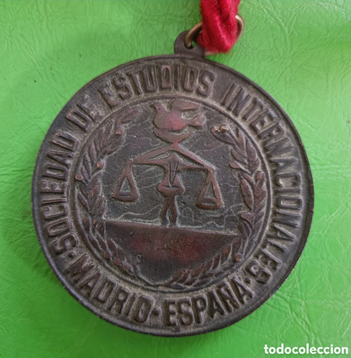 Arte: BRONCE MEDALLON CONMEMORATIVA - Foto 2