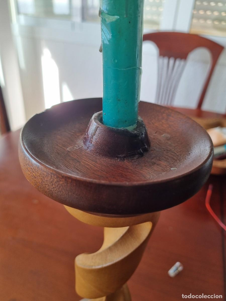 Arte: Porta vela de madera - Foto 3