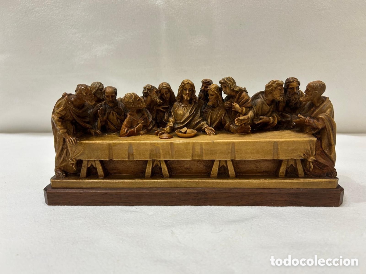 Arte: &Uacute;ltima cena en madera - Anri - Foto 1