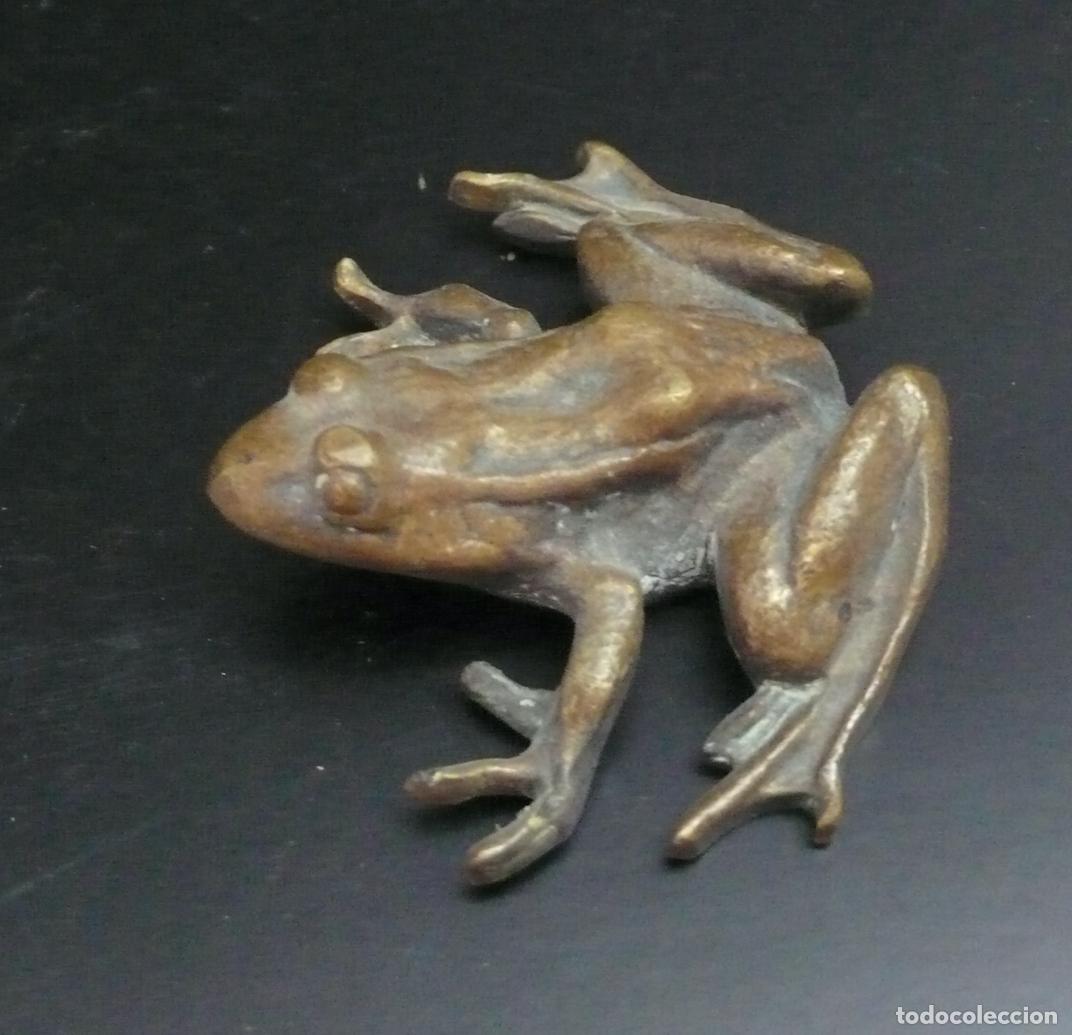 Arte: TRES ANFIBIOS DE BRONCE - Foto 3