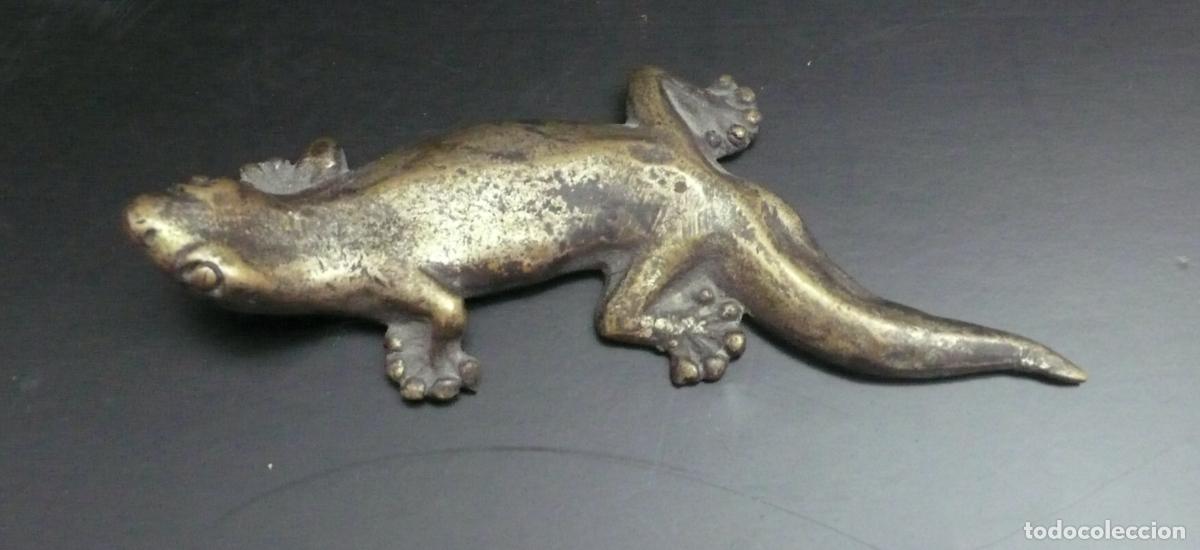 Arte: TRES ANFIBIOS DE BRONCE - Foto 4