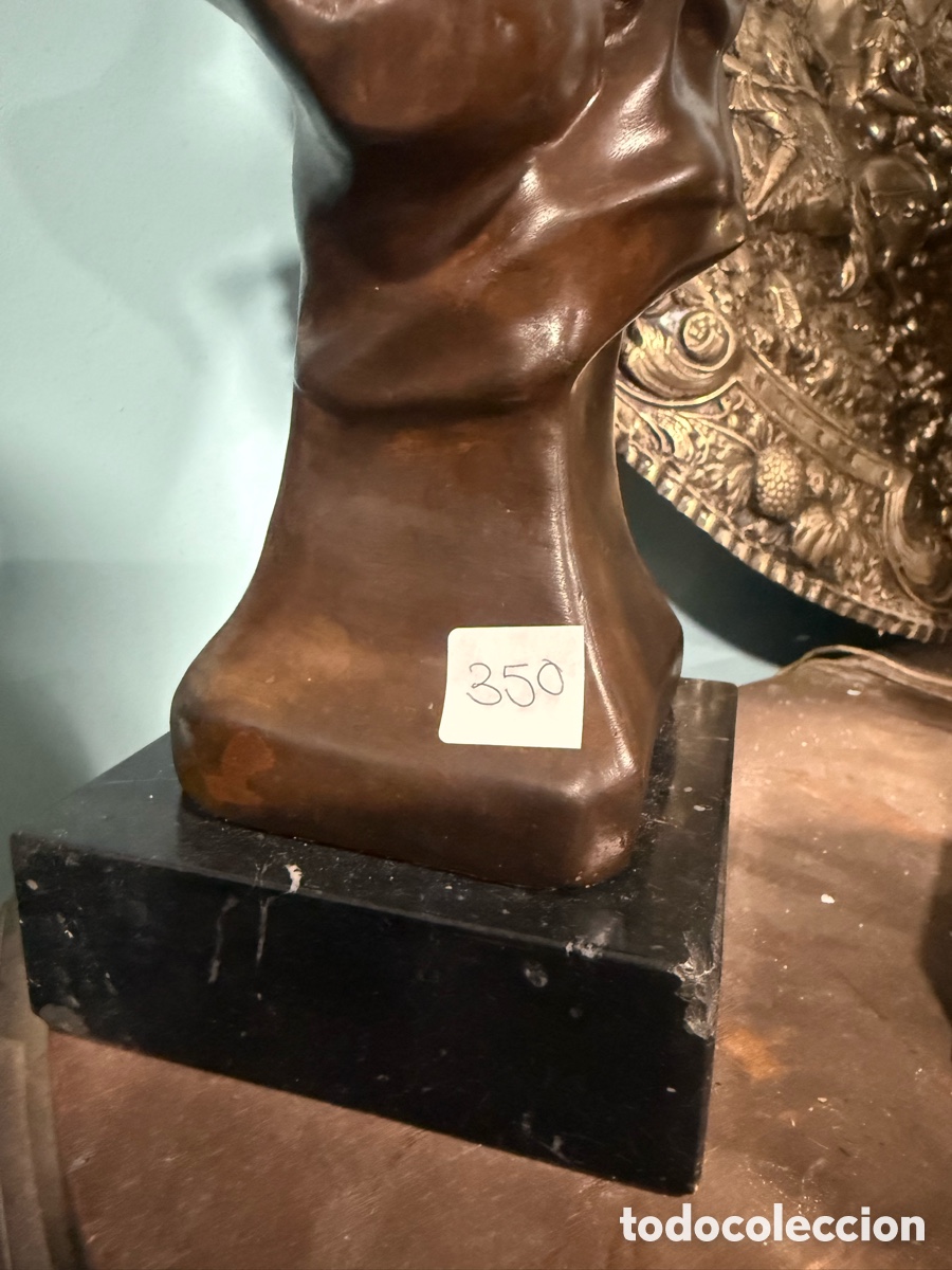 Arte: Bronce mujer con sombrero - Foto 2