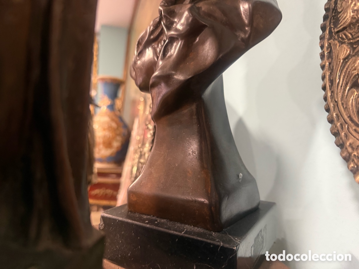 Arte: Bronce mujer con sombrero - Foto 4