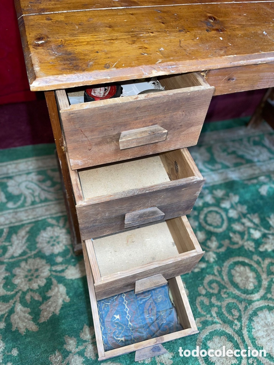 Arte: Escritorio de madera - Foto 4