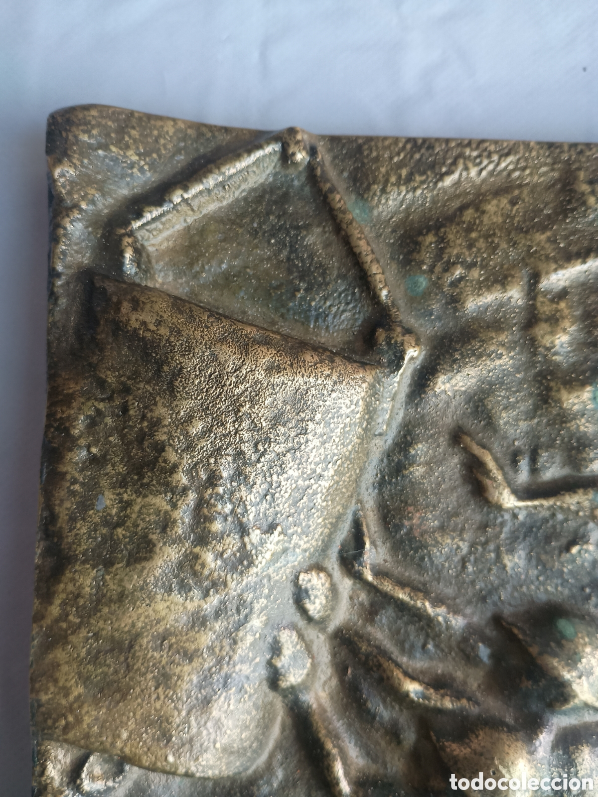 Arte: Placa bronce miner&iacute;a mineros - Foto 2