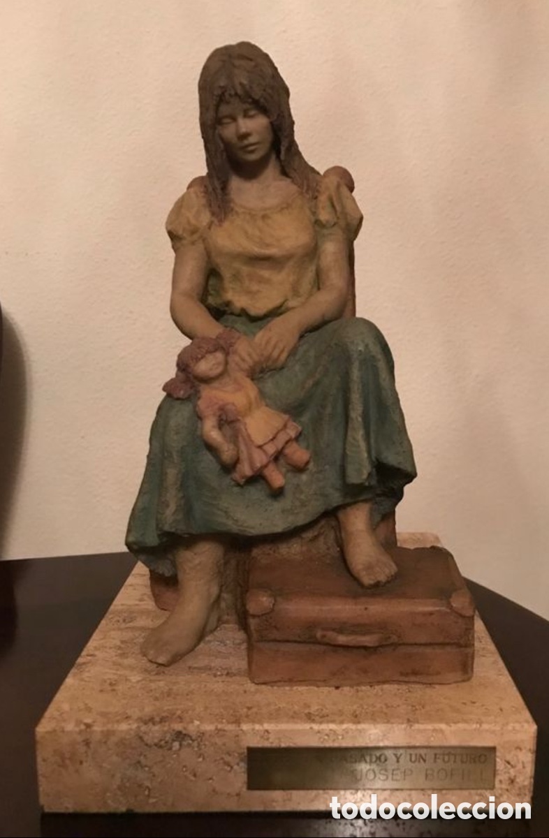 Arte: Josep BOFILL. Mujer con equipaje - Foto 2