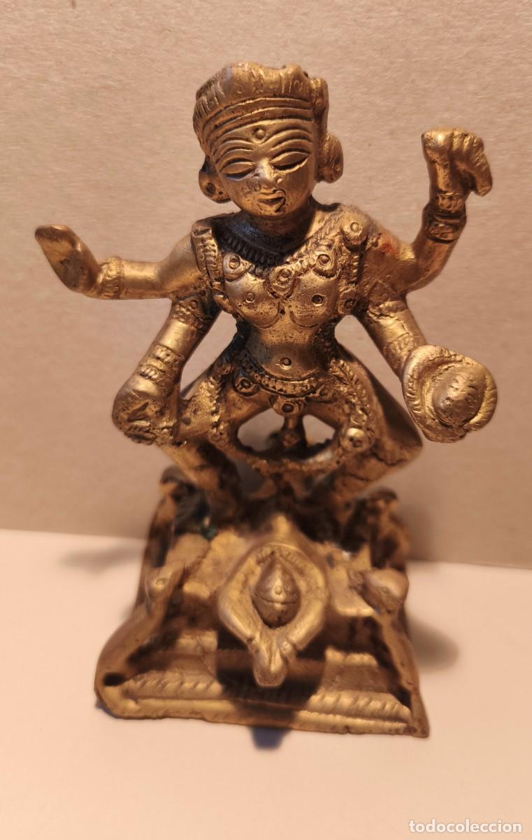 Arte: ESPECTACULAR DIOSA KALI DE BRONCE - Foto 1