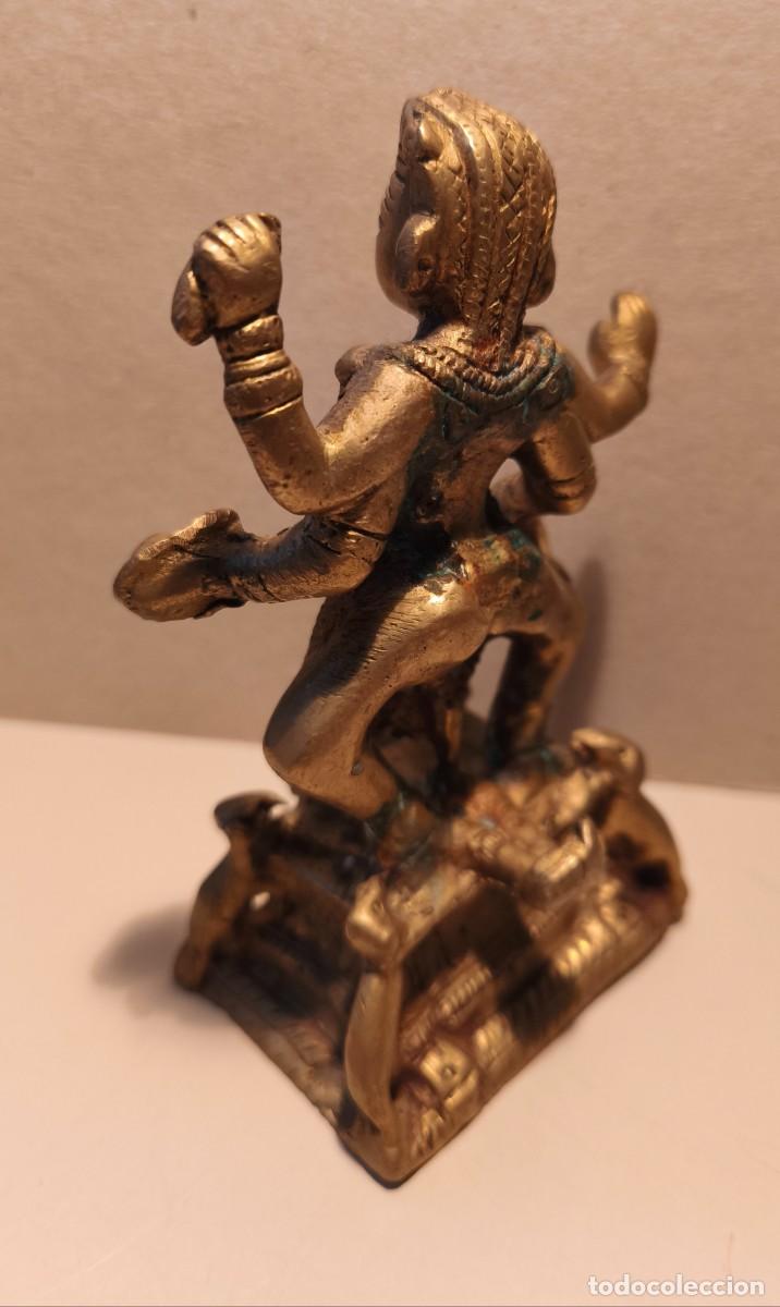 Arte: ESPECTACULAR DIOSA KALI DE BRONCE - Foto 3