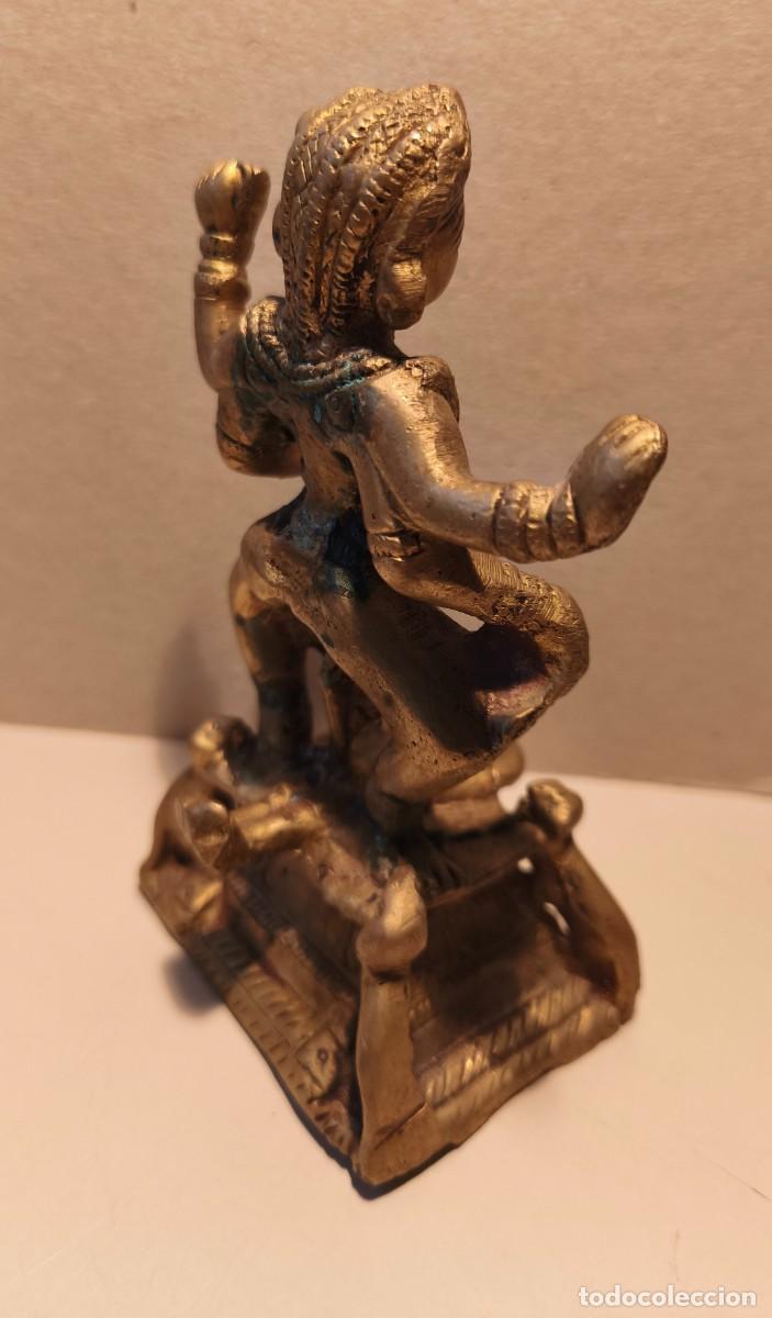 Arte: ESPECTACULAR DIOSA KALI DE BRONCE - Foto 4