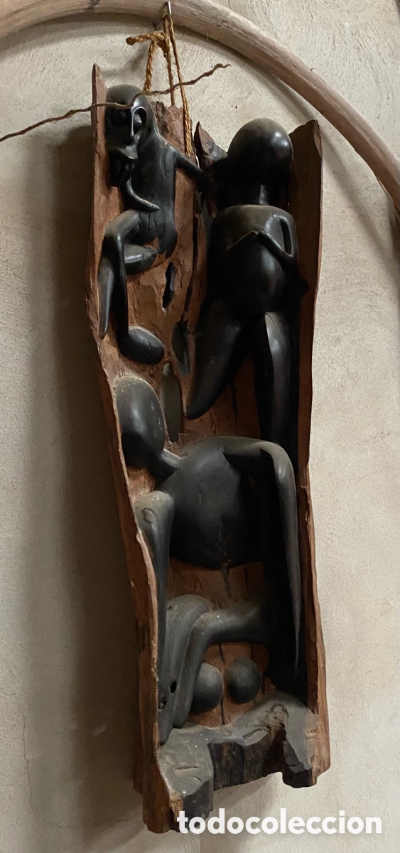 Arte: Talla en madera de &eacute;bano - Foto 1