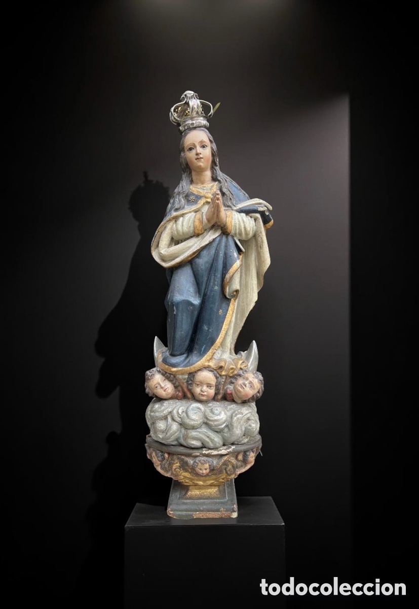 Arte: INMACULADA (SIGLO XVIII) - Foto 1