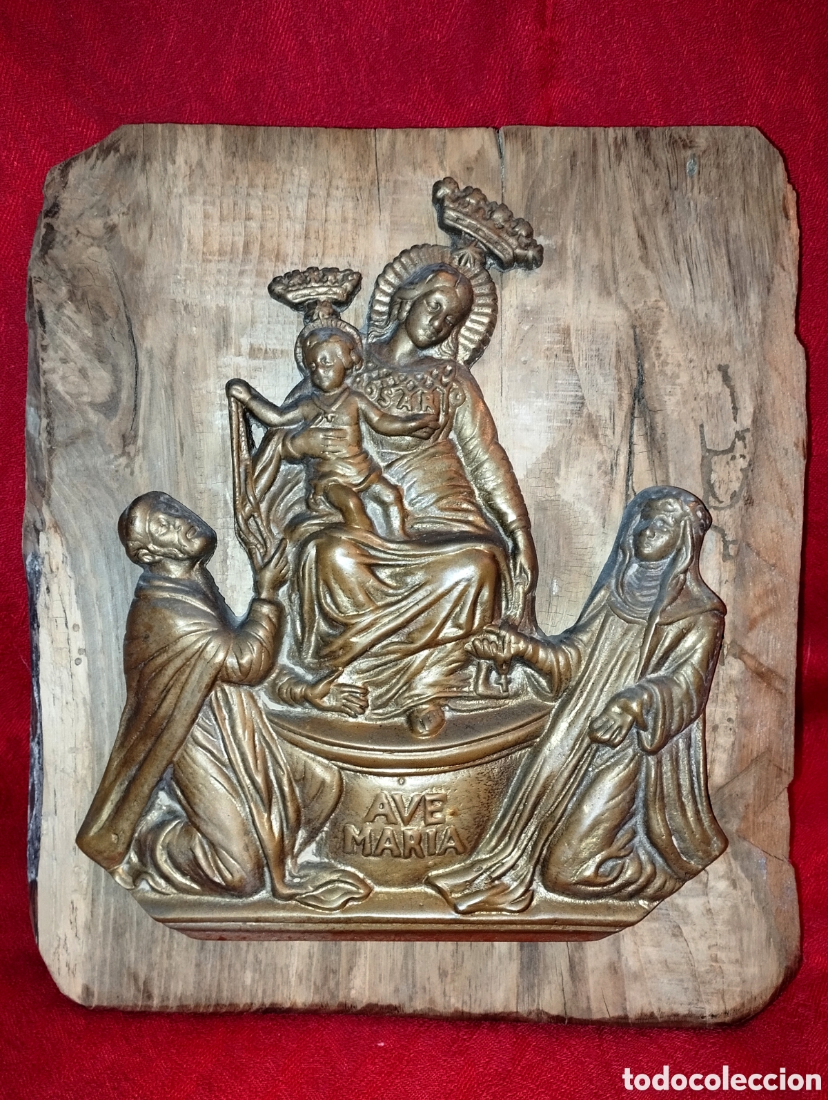 Arte: Antigua Ave Mar&iacute;a Bronce. - Foto 6
