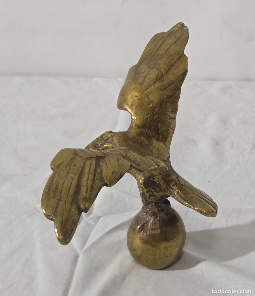 Arte: Aguila sobre esfera en bronce macizo - Foto 3