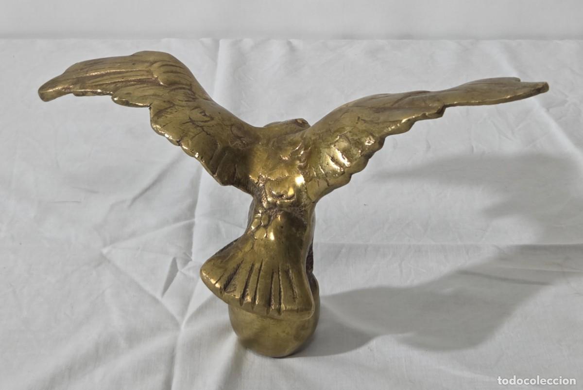Arte: Aguila sobre esfera en bronce macizo - Foto 5
