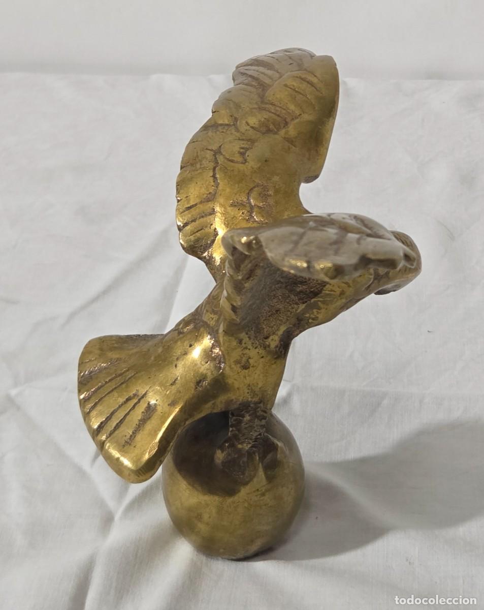 Arte: Aguila sobre esfera en bronce macizo - Foto 7