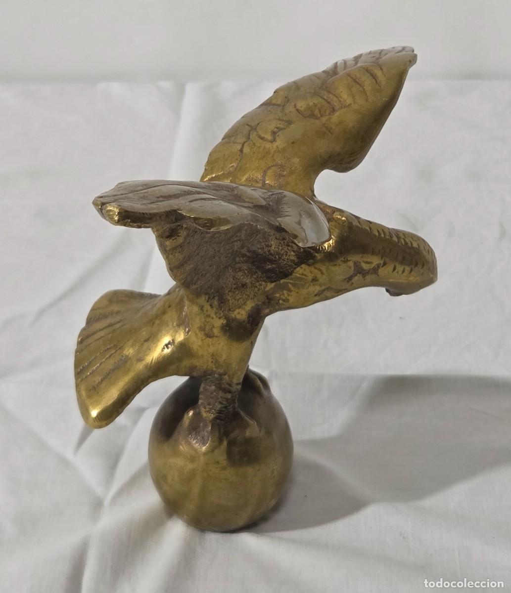 Arte: Aguila sobre esfera en bronce macizo - Foto 8