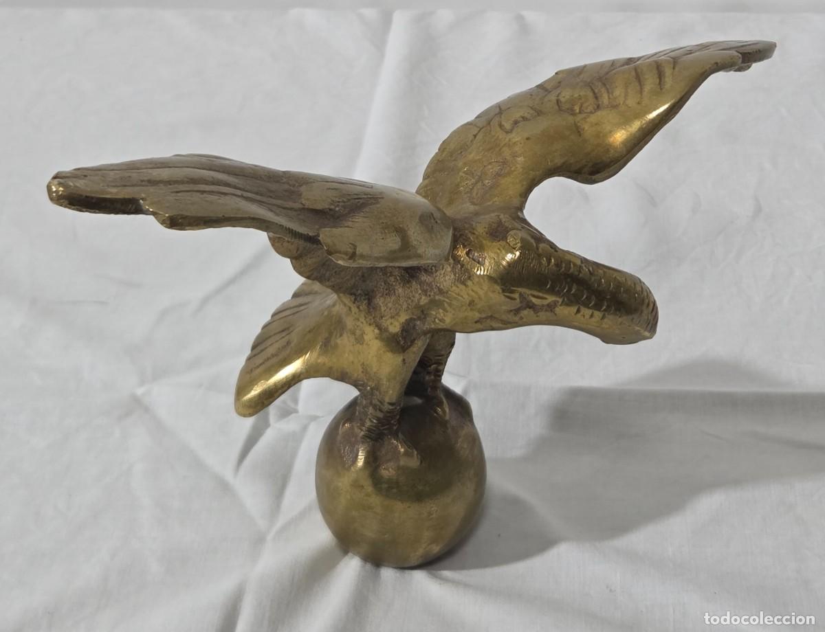 Arte: Aguila sobre esfera en bronce macizo - Foto 9