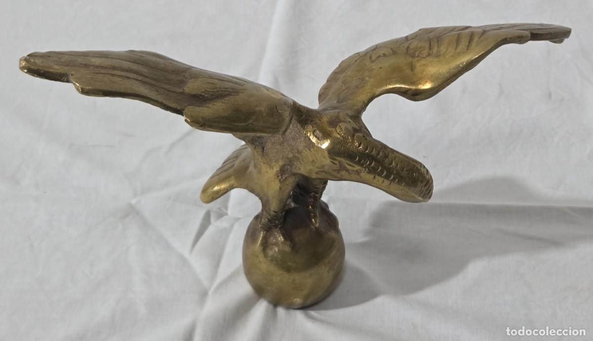 Arte: Aguila sobre esfera en bronce macizo - Foto 10