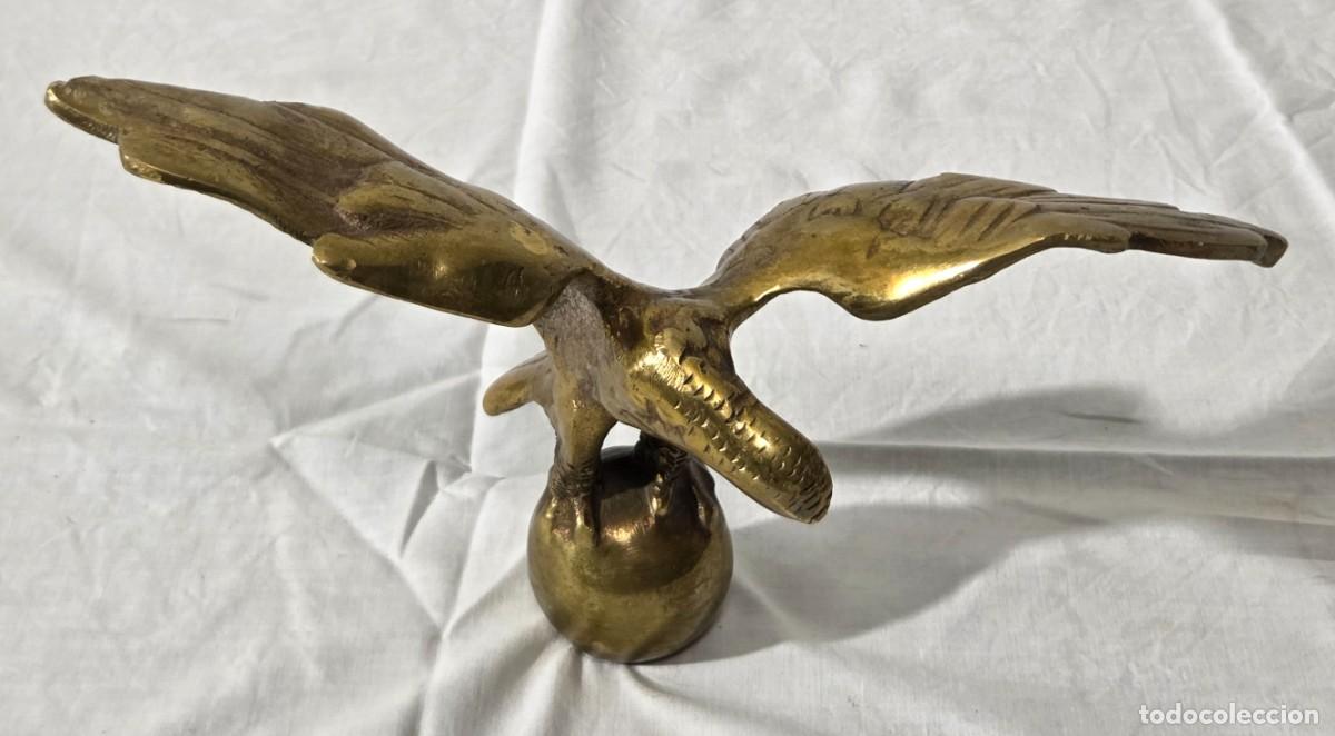 Arte: Aguila sobre esfera en bronce macizo - Foto 11