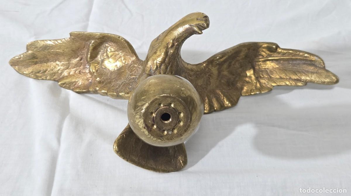 Arte: Aguila sobre esfera en bronce macizo - Foto 15