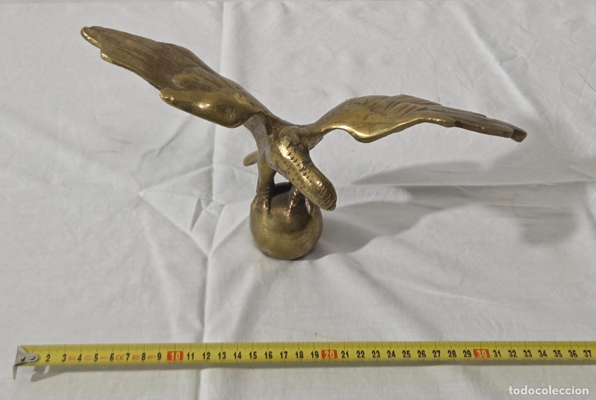 Arte: Aguila sobre esfera en bronce macizo - Foto 16