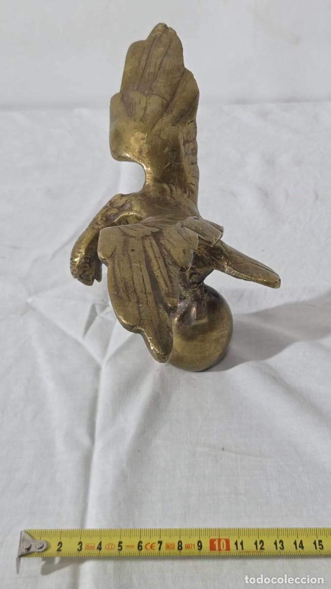 Arte: Aguila sobre esfera en bronce macizo - Foto 17