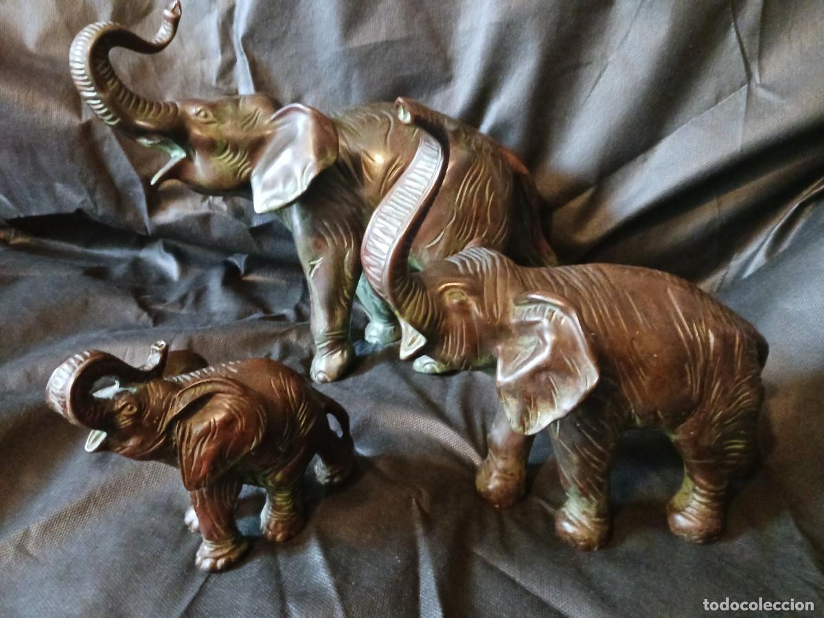 Arte: Elefantes bronce verdosos!! - Foto 1