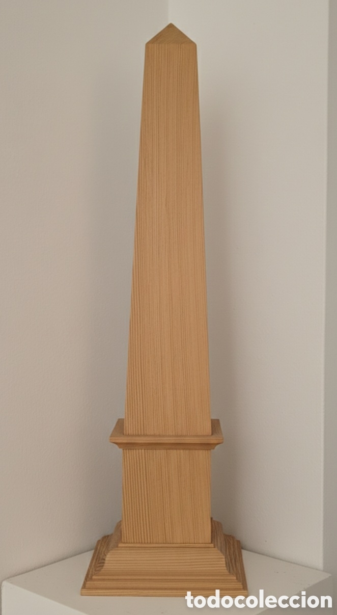 Arte: Obelisco de madera 45 cm - Foto 2