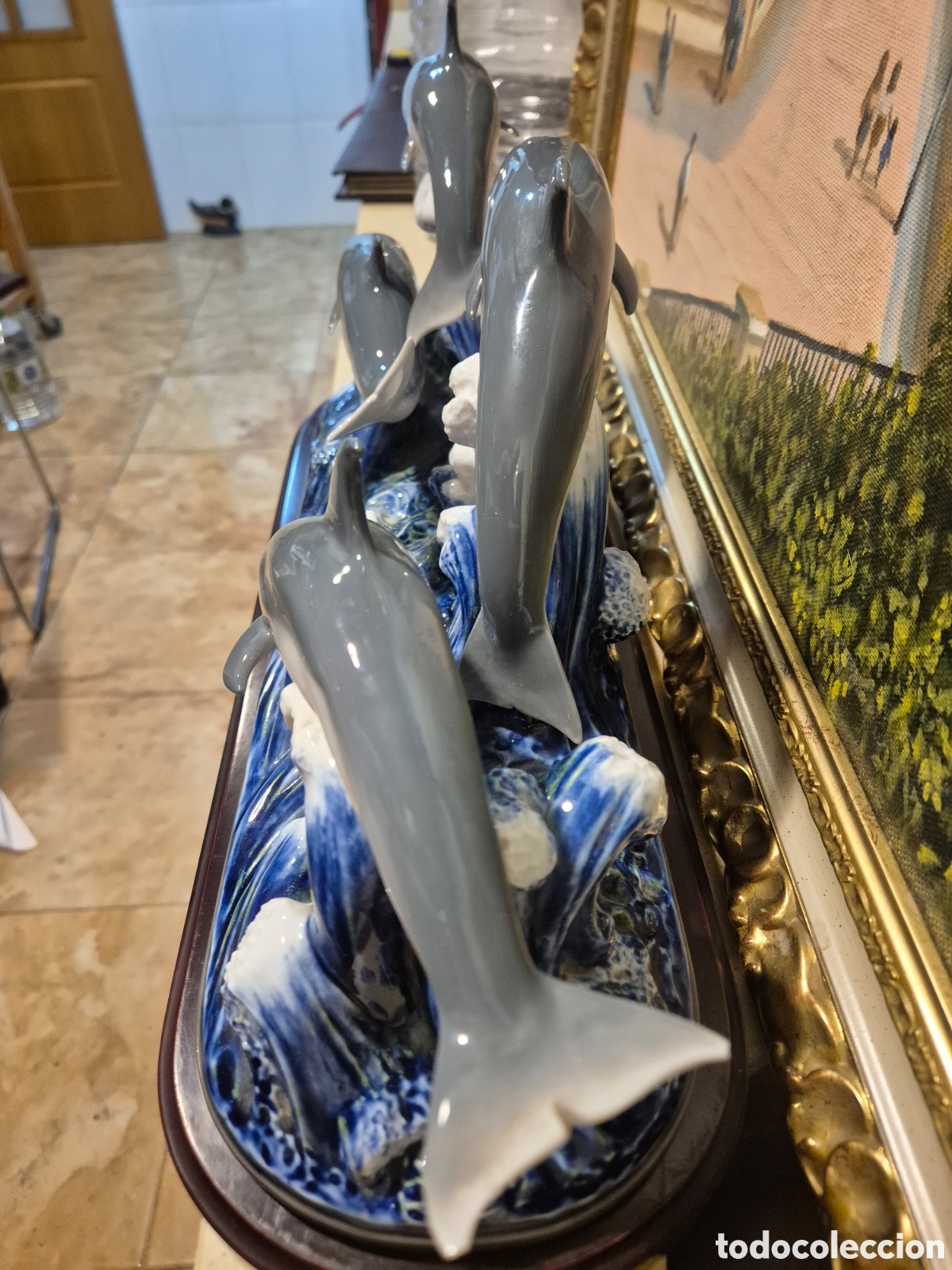 Arte: Delfines de LLADRO, perfecta - Foto 4