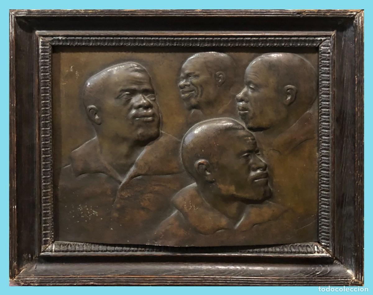 Arte: INTERESANTE RELIEVE EN BRONCE - Foto 2