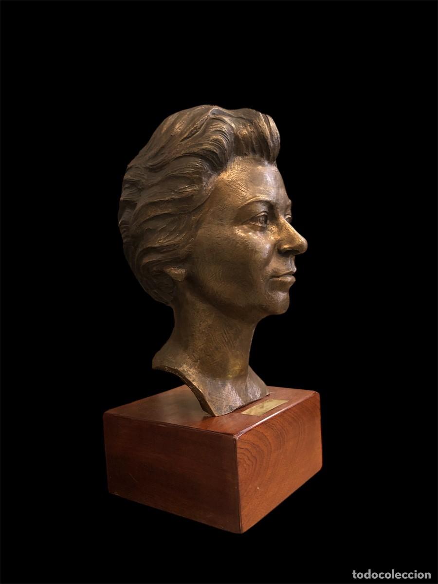 Arte: GRAN BUSTO DE DAMA, BRONCE - Foto 1