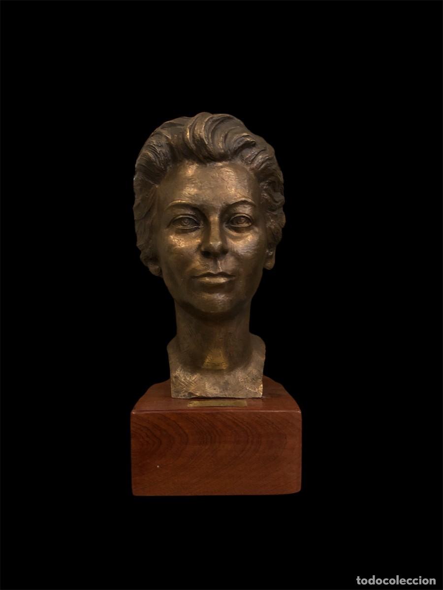 Arte: GRAN BUSTO DE DAMA, BRONCE - Foto 5