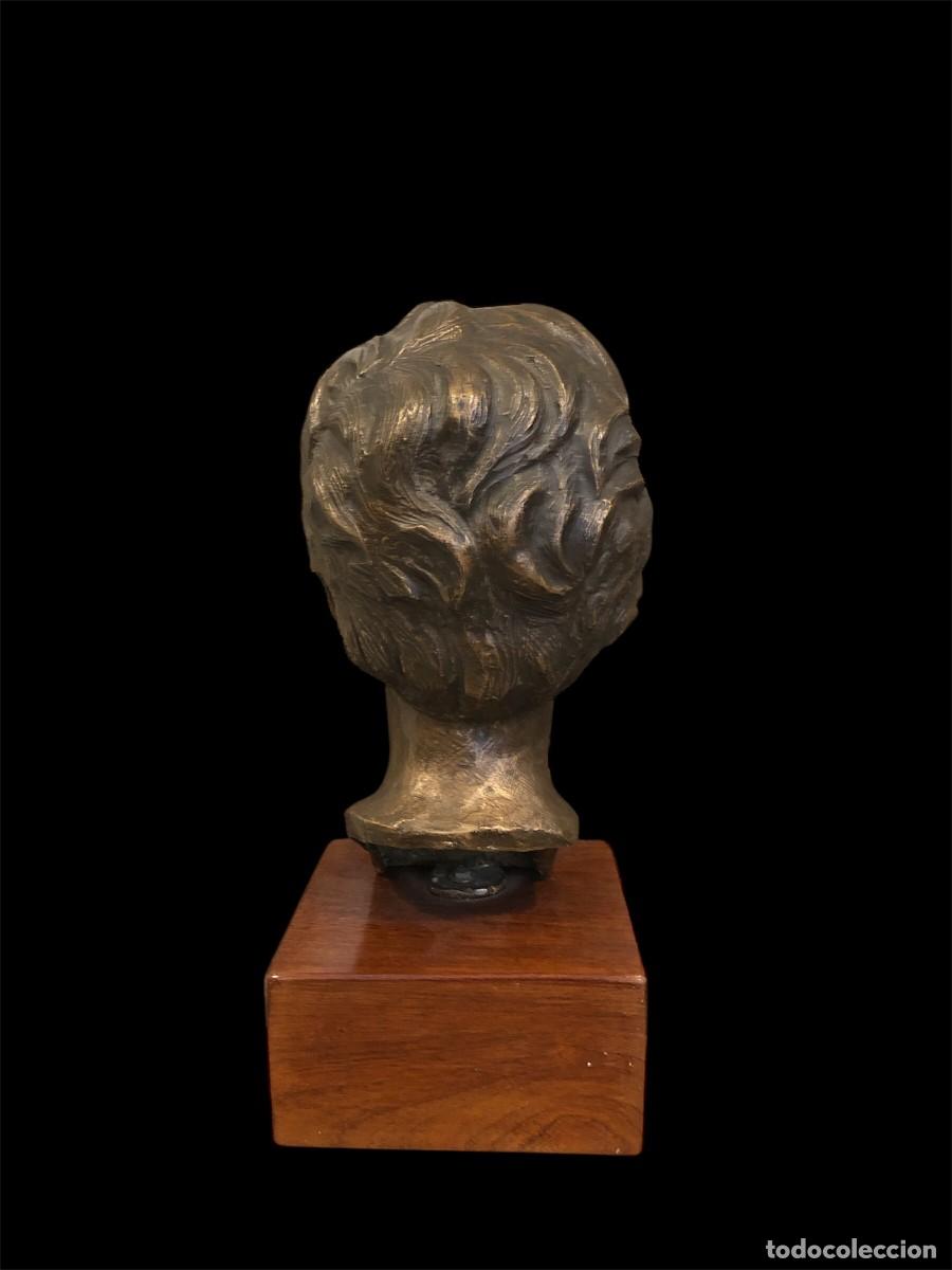 Arte: GRAN BUSTO DE DAMA, BRONCE - Foto 6