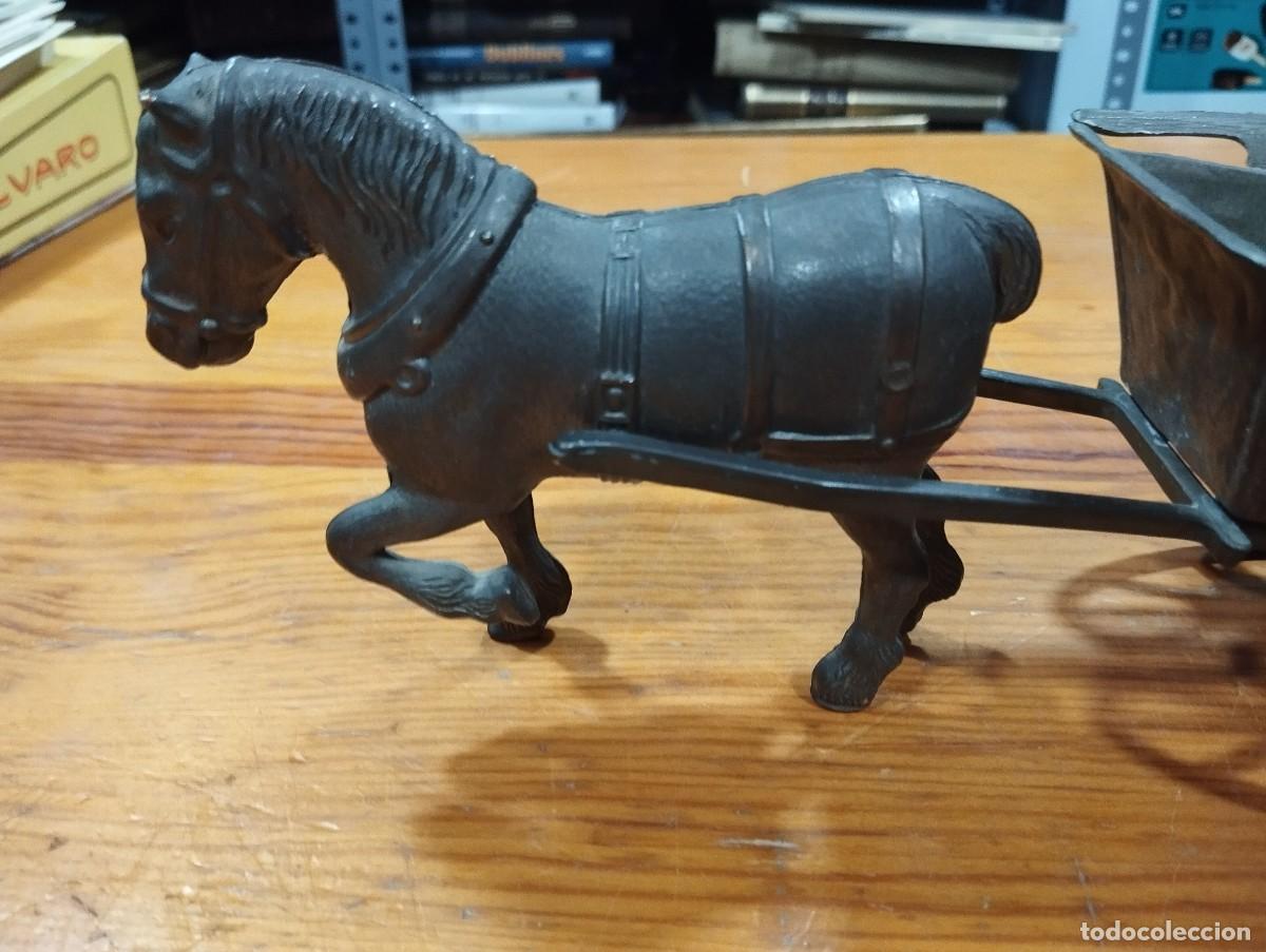 Arte: CARRO CON CABALLO DE BRONCE. - Foto 3