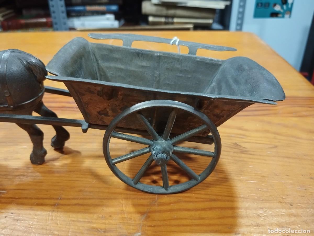 Arte: CARRO CON CABALLO DE BRONCE. - Foto 4