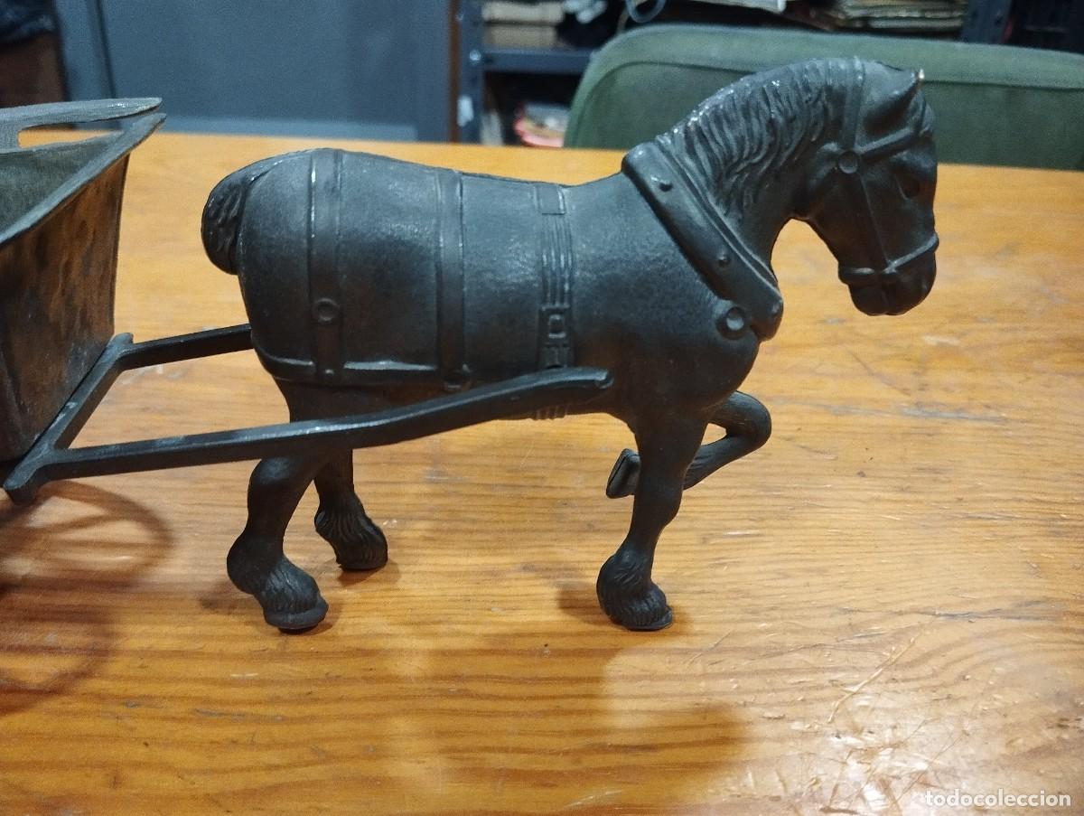 Arte: CARRO CON CABALLO DE BRONCE. - Foto 8