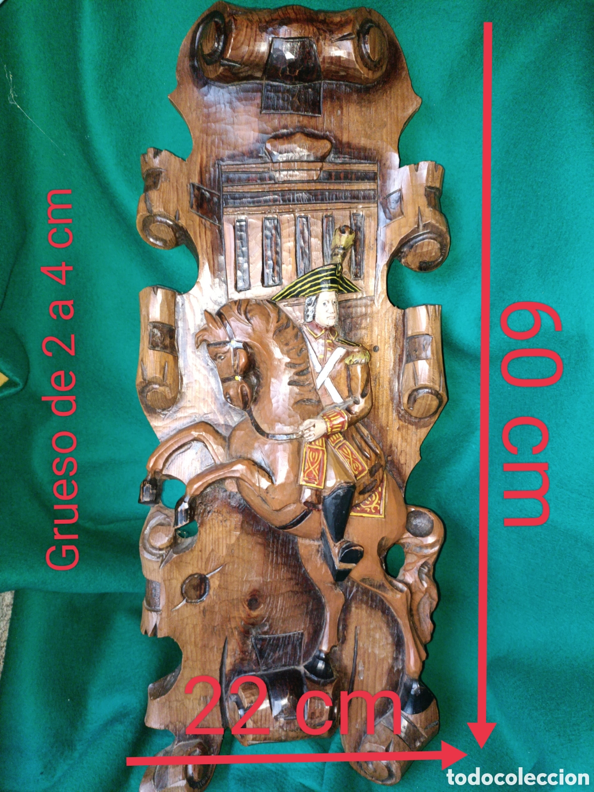 Arte: Tabla tallada Charles de Gaulle - Foto 5