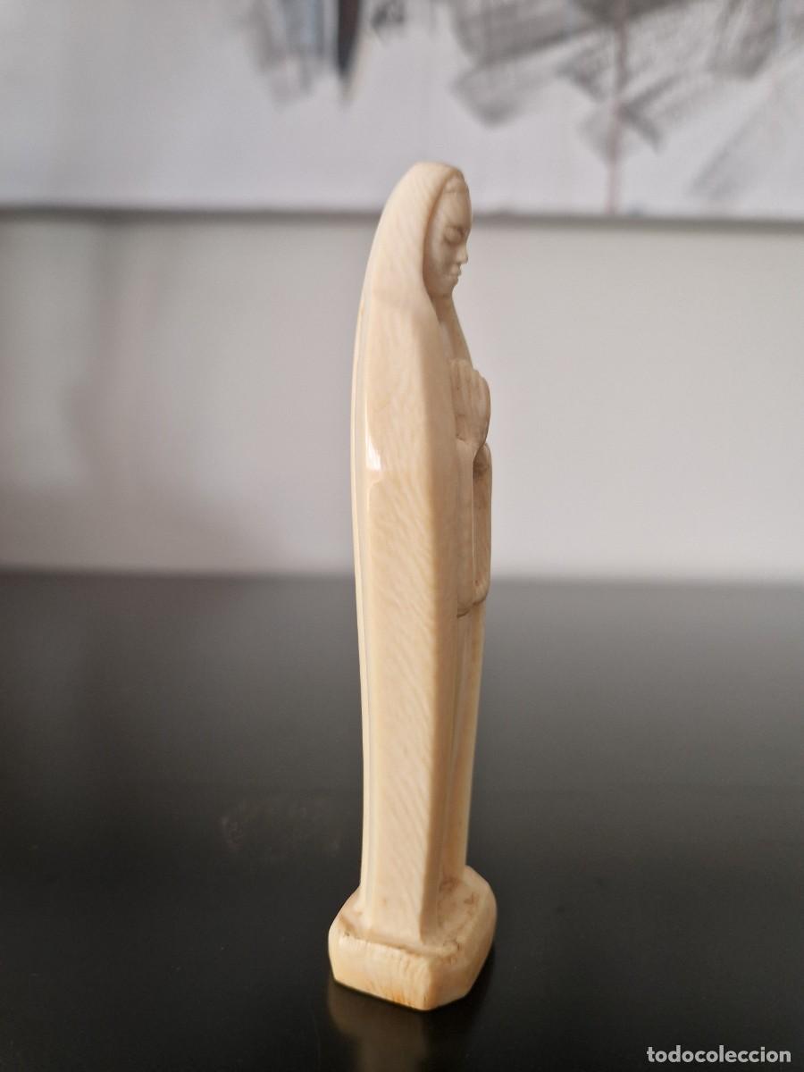 Arte: VIRGEN TALLADA EN MARFIL - Foto 6