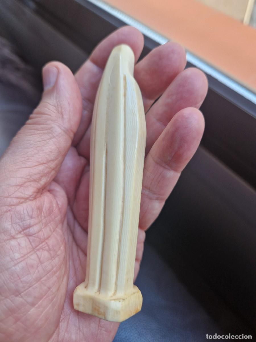 Arte: VIRGEN TALLADA EN MARFIL - Foto 10
