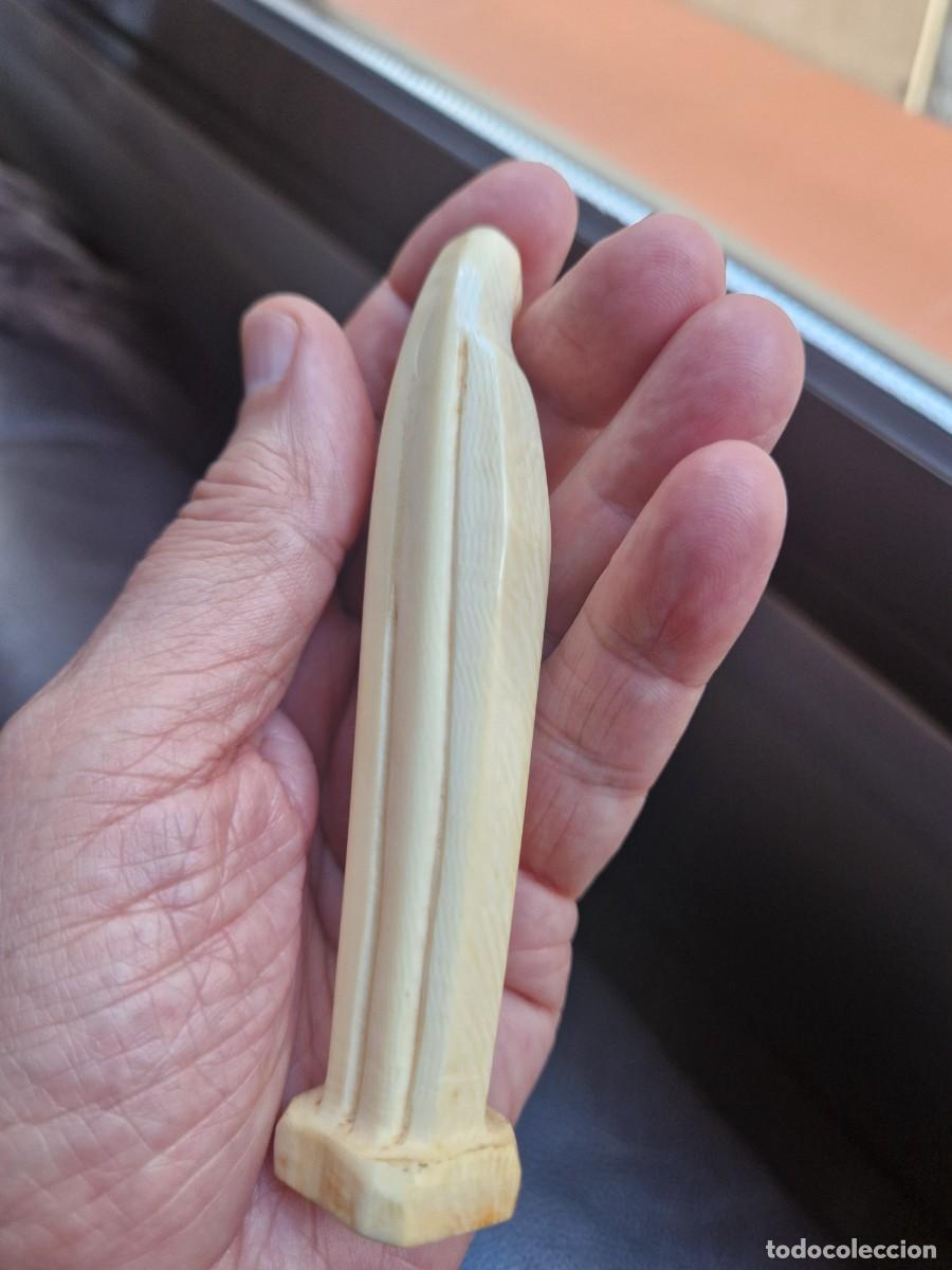 Arte: VIRGEN TALLADA EN MARFIL - Foto 11